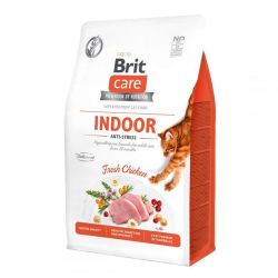 Brit Care Cat GF Indoor Anti-stress 2 кг + ласощі Brit Care Cat 