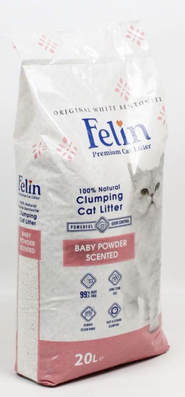 Felin наповнювач для кішок пудра 20л