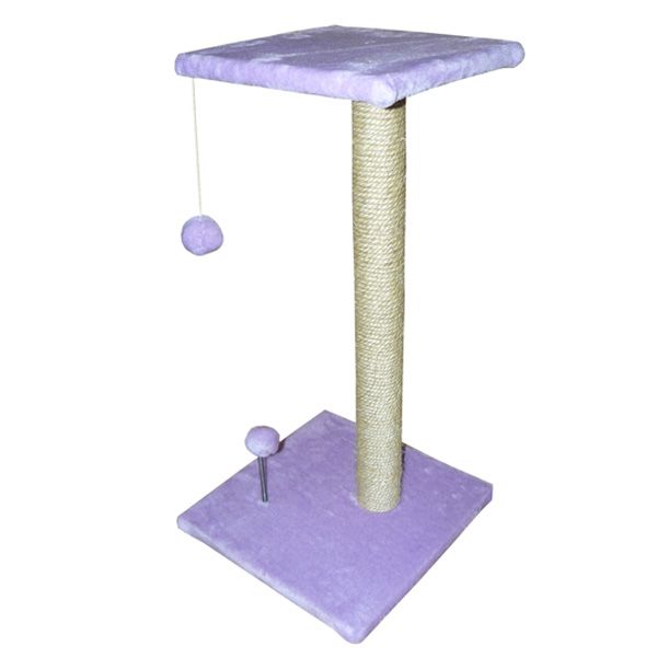 Когтеточка ДРП-31, сизаль рожева  сіра