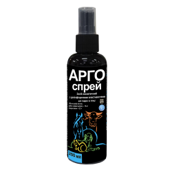 Арго спрей зовнішньої дії срібло і генціан, 200мл, Ветсинтез 
