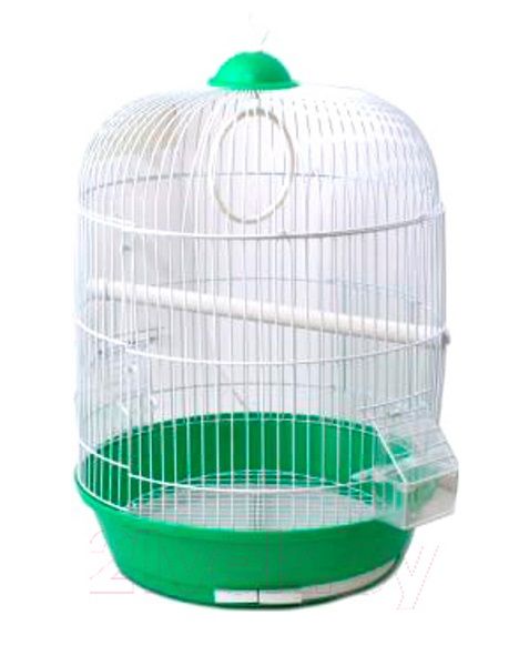 Клітка для птахів а309 емаль 33  53см Золота клітка