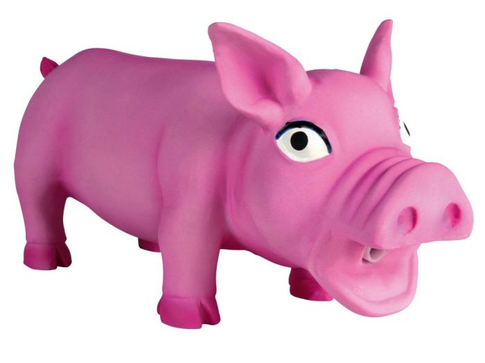 Іграшка порося латекс хрюкаючий, Тріксі 35496