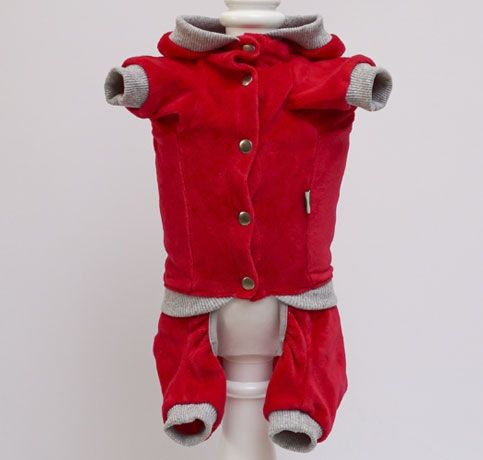 ФІФА комбінезон для собак дівчаток велюр XS