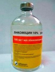 Лінкоміцин 10 - лінкозамідний антибіотик 100 мл 