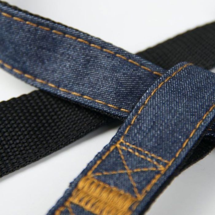 Шлея з повідцем комплект для собак 2, 5х16-26120 см стрічка джинсова 