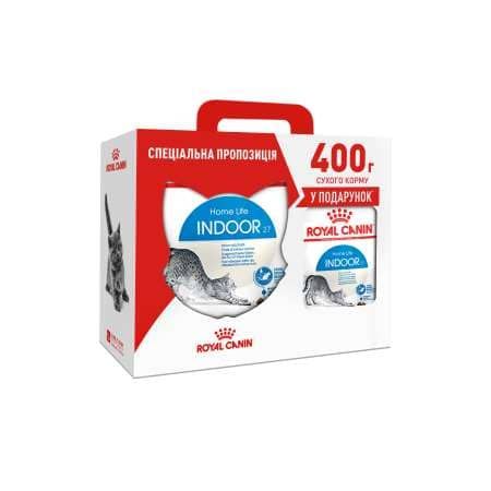 Акція сухий корм Royal Canin Indoor + 7 1,5 кг + 400г в подарунок 