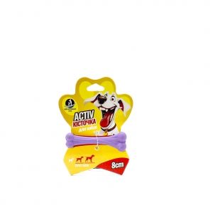 Кісточка Activ для собак 8 см. Фіолетова