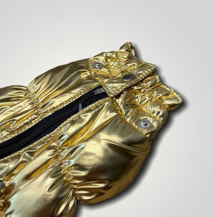 Дубай жилет для собак Dog Love золото S2