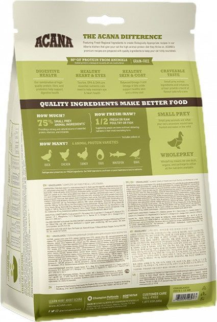 ACANA Grasslands Cat для котів 340 г