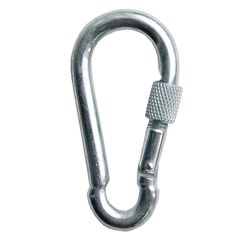 Карабін пожежний з фіксатором 9 см