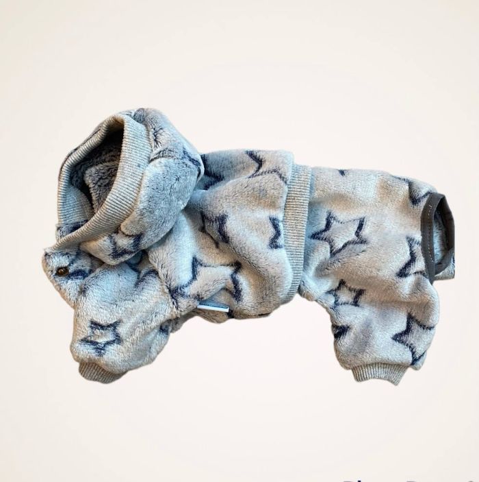 Зірка комбінезон для собак Dog Love сірий унісекс XS