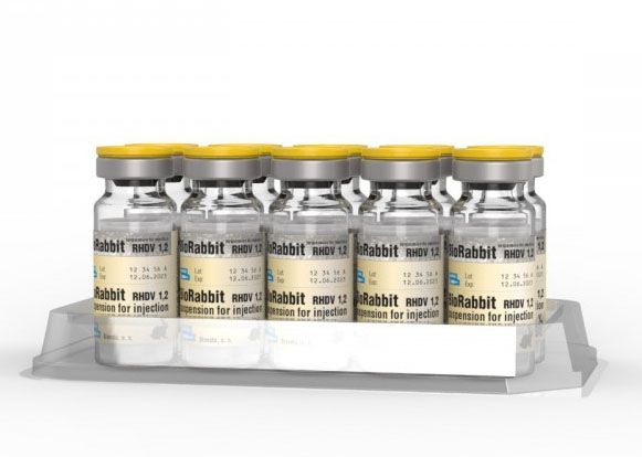 Вакцина Біоребіт для кролів (проти геморагічної хвороби 1-го та 2-го типів), 10 доз