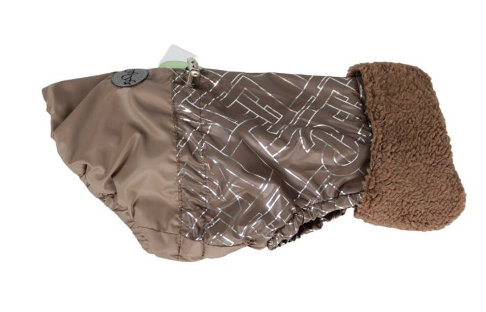 Еспресо жилет для собак хлопчиків на овчині S