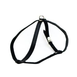 Шлея вісімка для собак шкіра строчена з підкладом Червоний