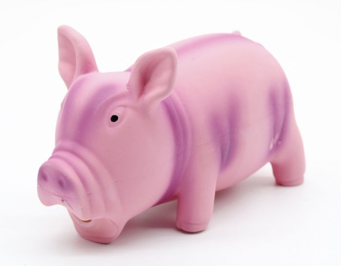 Порося латекс 15 см. Коричневий