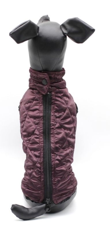 Жилет Альфа стьогана плащівка бордо (дівчинка) S