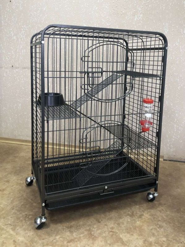 Клітка для гризунів універсальна 3 полиці, на колесах 92х64х43 см 