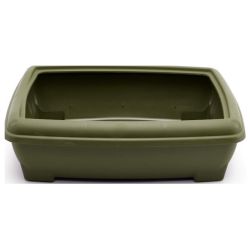 Туалет з рамкою для кішок 483415 см RELAX 218 Кофеный