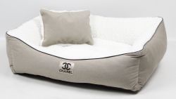 Лежак Шанель Бежевий. 825222 см