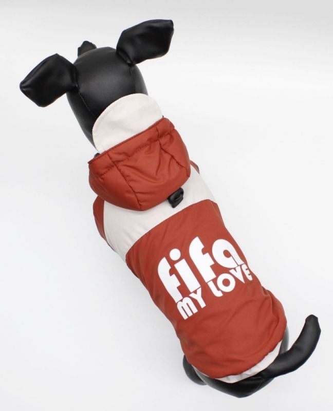 Октавія куртка з капюшоном, дівчинка, цеглястий. XS (А25В31-40см)