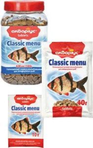 Акваріус Класик-меню таблетки 40 гр