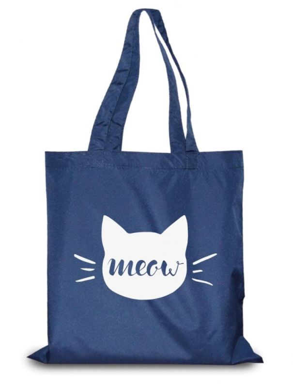 Екосумка Meow 40х38 см синя 