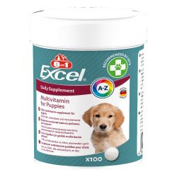 8 in 1 Multi Vitamin Puppy-мультивітаміни для цуценят, 100 таблеток 8 in 1 Multi Vitamin Puppy 108634 100 таблеток