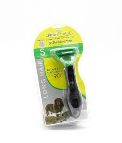 Фурмінатор з кнопкою для собак з довгою шерстю Розмір S (46 мм ширина леза)