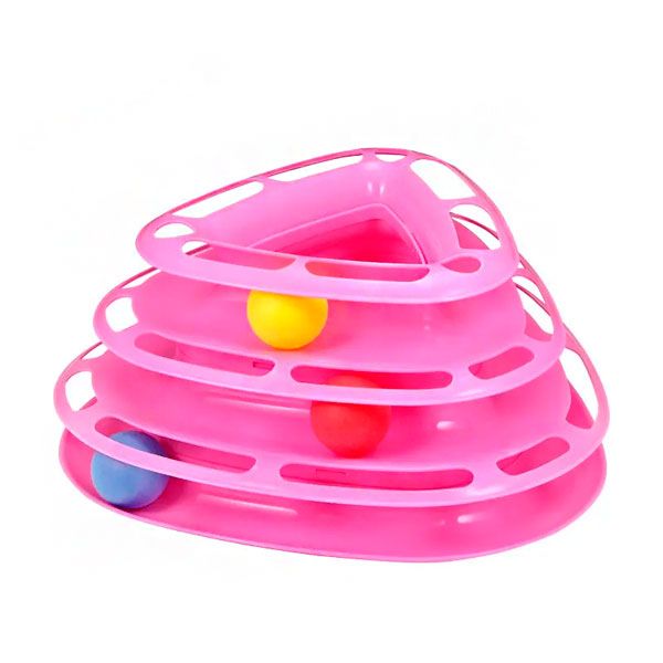 Іграшка для кота Track рожевий, 28х13 см  