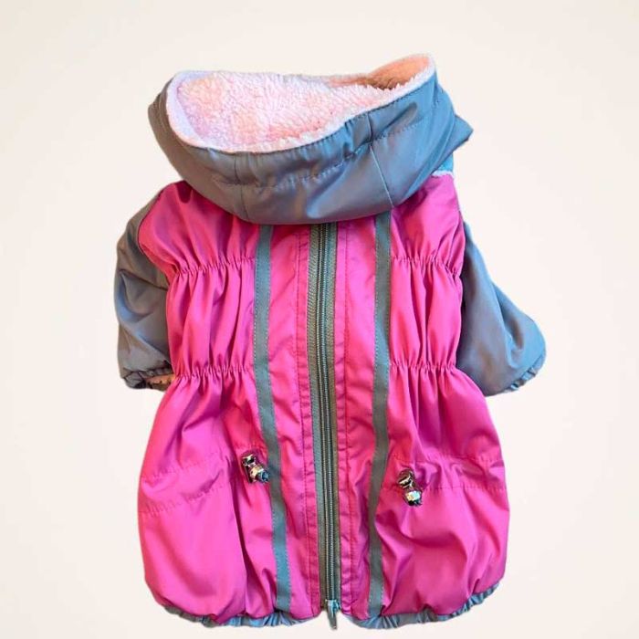 Півонія куртка для собак дівчаток dog Love рожева S1