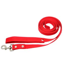 Поводок брезент 35мм Червоний Довжина 2 м