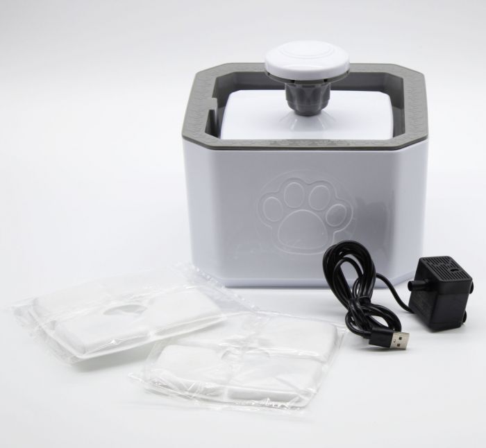 Фонтан Pet Water USB Серо-Белий 2,5л 191912 см. 
