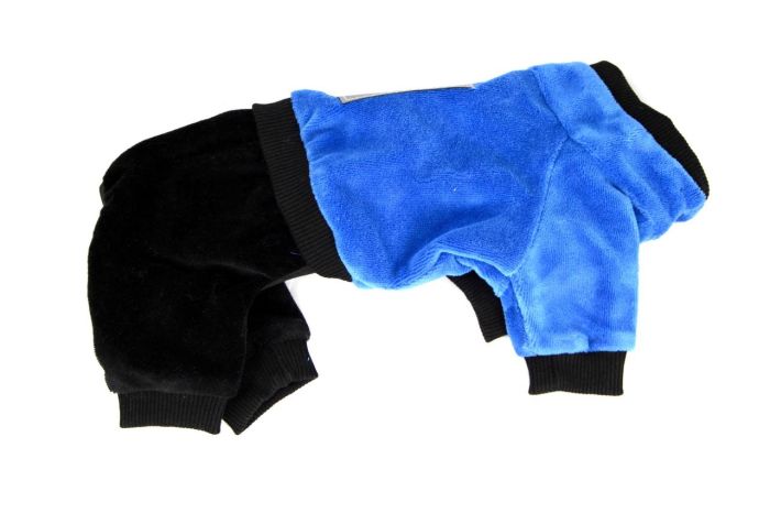Кузя комбінезон для собак хлопчиків велюр S1