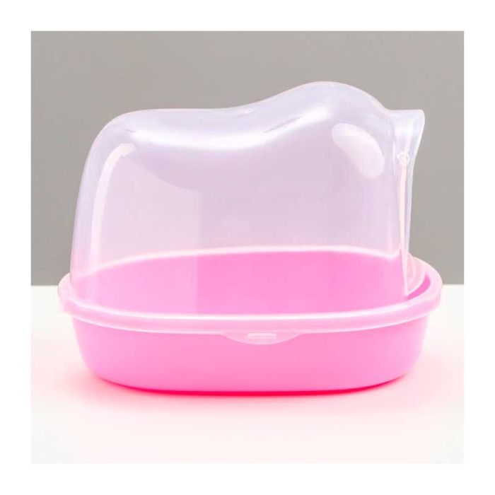 Купалка для гризунів рожева 13х10х10 см R193 