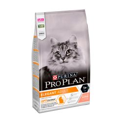 PRO PLAN Elegant сухий корм для котів із чутливою шкірою та від випадіння шерсті з лососем 1,5 кг