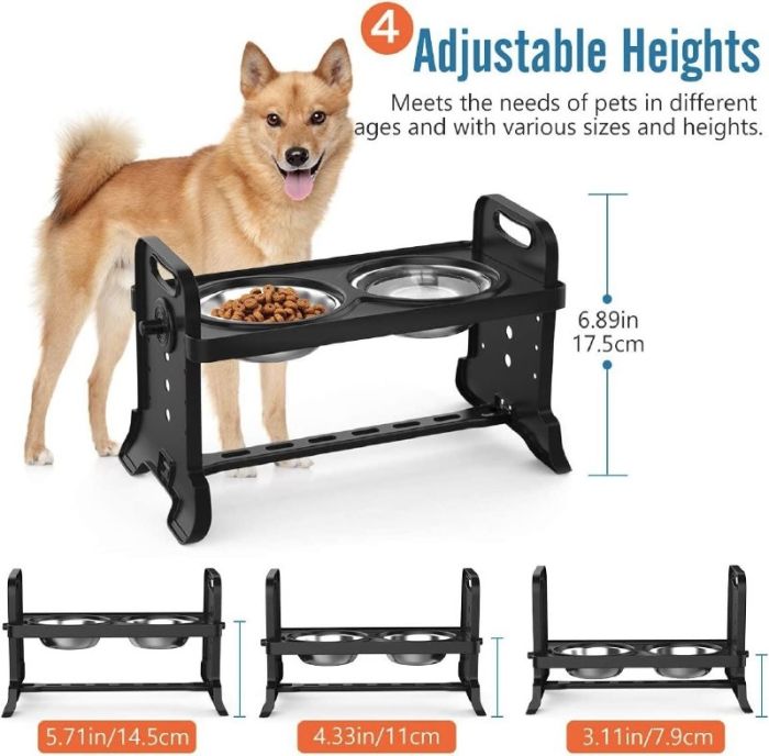 Барчики пластикові складні з металевими мисками 350мл миска4 ур. висоти