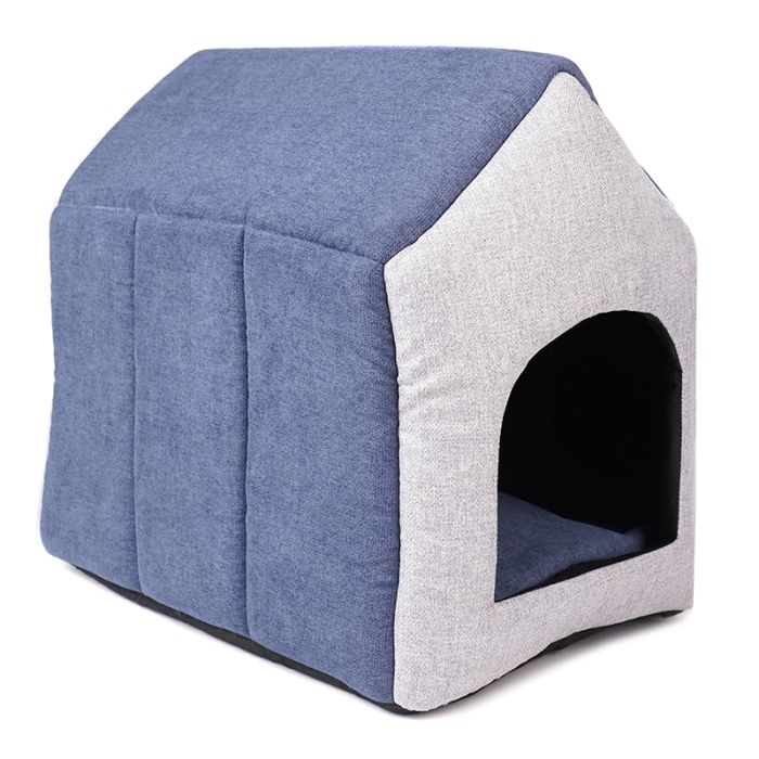 Будка  2 для собак 433340 см Сіро-синя