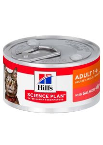 Hills SP Feline Adult Salmon консерви з лососем для кішок 82г 