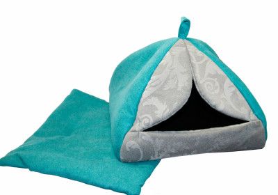 Будиночок для собак Мерседес 1 антикоготь 363939 см Бірюза