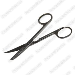 Ножиці вигнуті Комбіновані 140мм. 