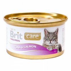 Brit Care Cat з тунцем і лососем 80г 