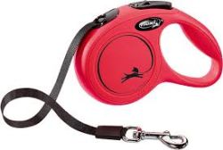 Рулетка Flexi Classic XS-стрічка 3м, до 12 кг Червоний