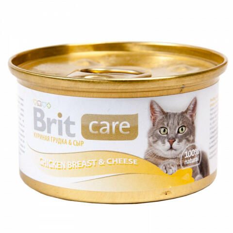Brit Care Cat з курячою грудкою і сиром 80г 