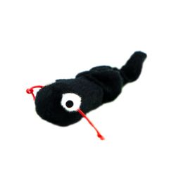 Червячки флісові на планшеті вібрація для кішок 13см 
