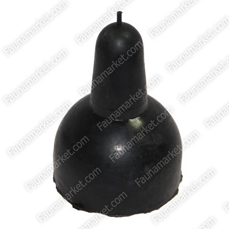 Соска для телят чорна гумова 