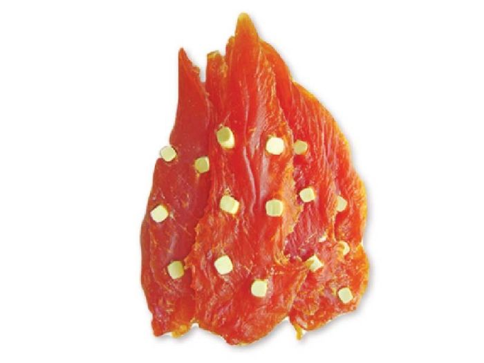 Курячі мякі шматочки з сиром для собак 500 г 