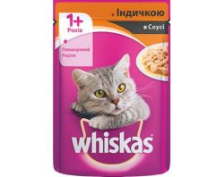 Віскас консерви для котів індичка в соусі 100 г 
