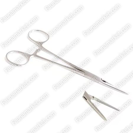 Затиск Більрота прямий без зубчика 16см 