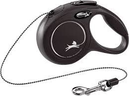 Рулетка Flexi Classic XS-трос 3 м до 8 кг Чорна