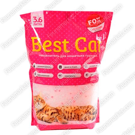 Best Cat Pink Flower силікагелевий наповнювач з квітковим ароматом 3,6 л 